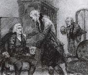 Mikhail Vrubel, Mozart and Salieri Listening to a Blind Violinist